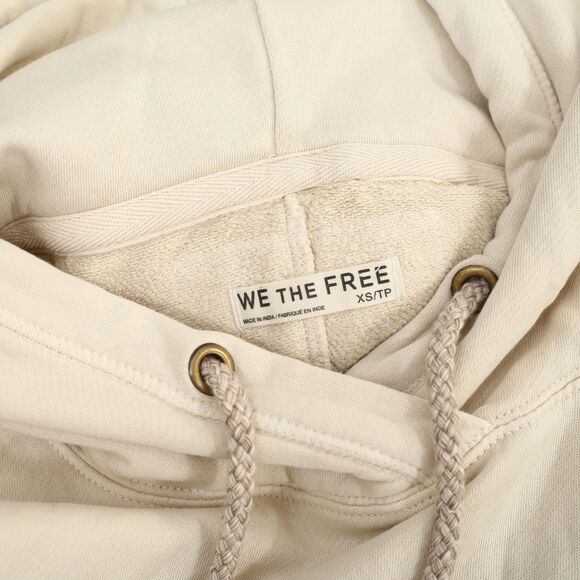 Free People We The Free Of A Feather Hoodie Top Sweatshirt Cotton XS New 284189 - Picture 11 of 11